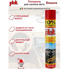 Полироль панели Вишня аэрозоль глянец 750мл Plak