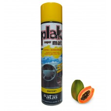 Полироль панели Папайя аэрозоль матовая 600мл Plak