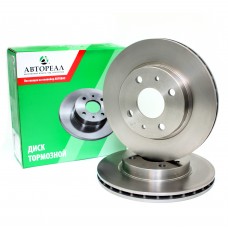 Диск тормозной передний R-13 2110 AB10-3501070 239,1мм вентилируемый пара Автореал С1
